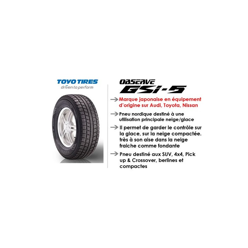 TOYO 205/70R16 97Q TOYO OBSERVE GSi5