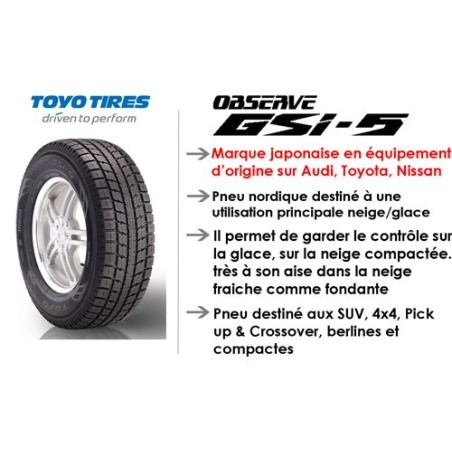 TOYO 205/70R16 97Q TOYO OBSERVE GSi5